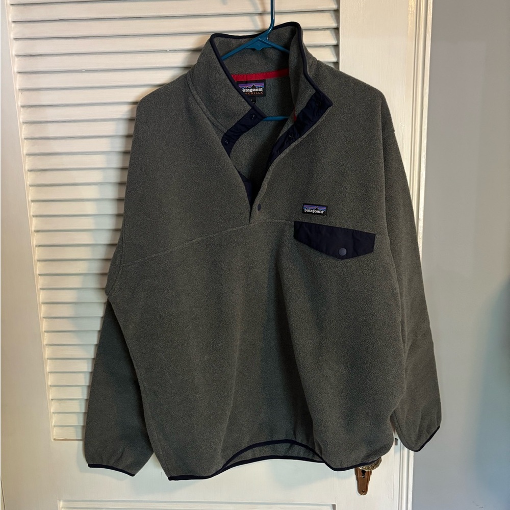 Patagonia Gray Synchilla Fleece Pullover